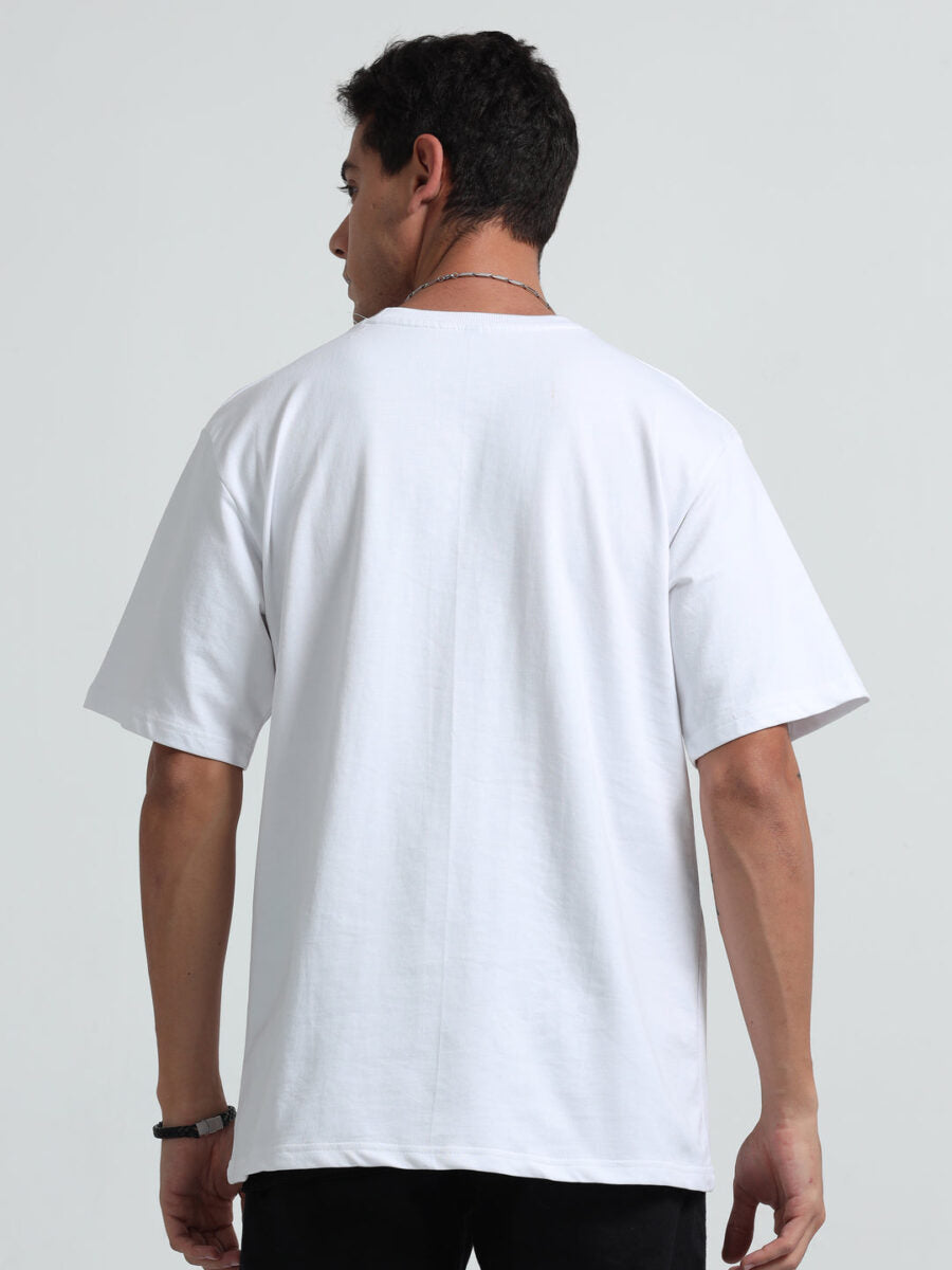 Pure White Oversized T-Shirt – Comfort Designed for Movement