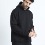 Premium Ultra Soft Black Hoodie - Image 2