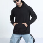 Premium Ultra Soft Black Hoodie - Image 5